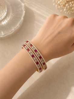 Amara Gold Look Bangles