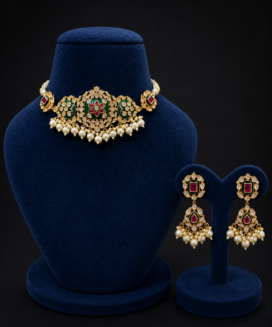Adaa polki choker set