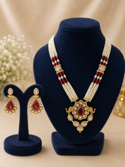 Kashi Mossanite Polki Set
