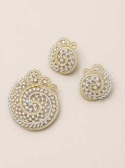 Divine Petals Pendant Set(w/o chain)